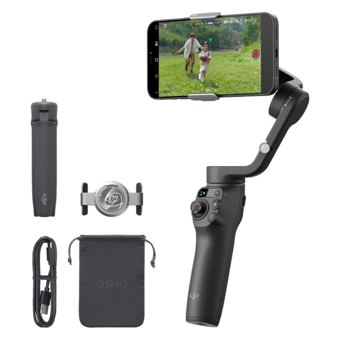 DJI Osmo Mobile 6 – 3-Axis Smartphone Gimbal Stabilizer with Built-In Extension Rod