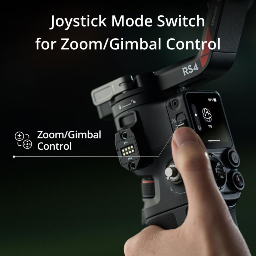 DJI RS 4 – 3-Axis Gimbal Stabilizer for Mirrorless and DSLR Cameras - Image 2